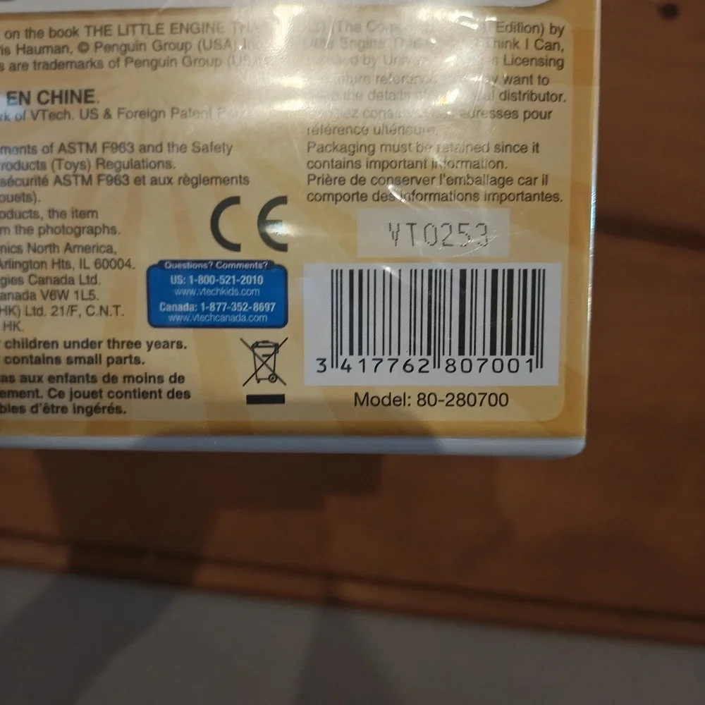 V.tech‎ E-book System: Little Engine That Could 3-5 years New Sealed
